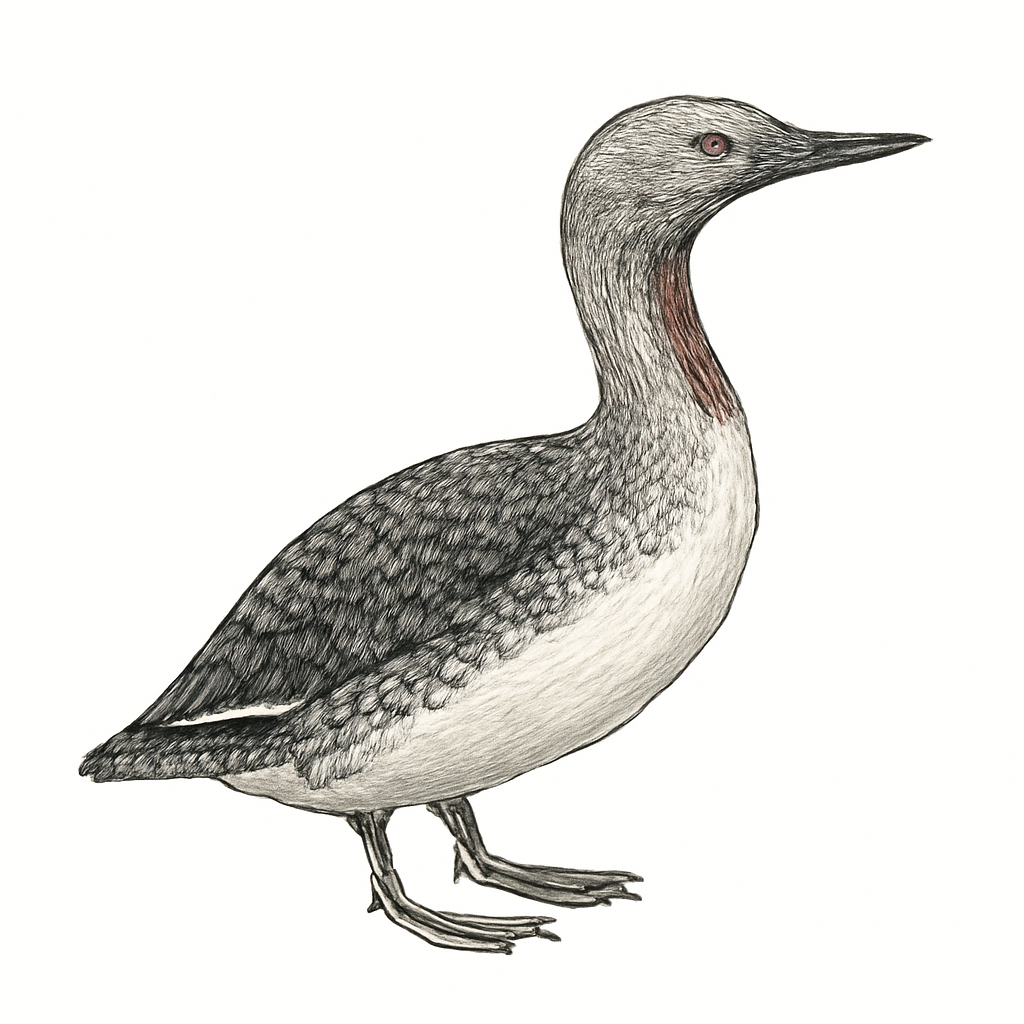 Red-throated Diver illustration
