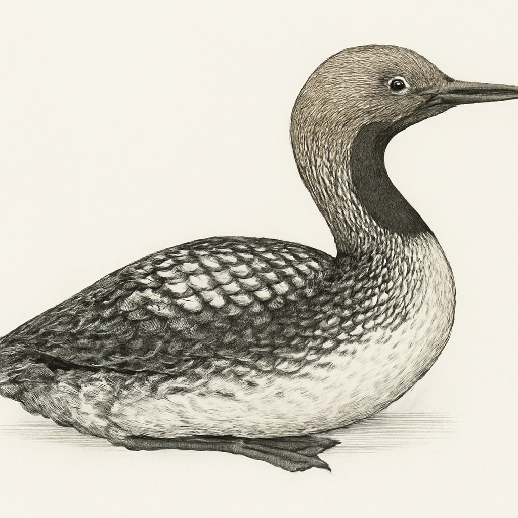 Black-throated Diver illustration
