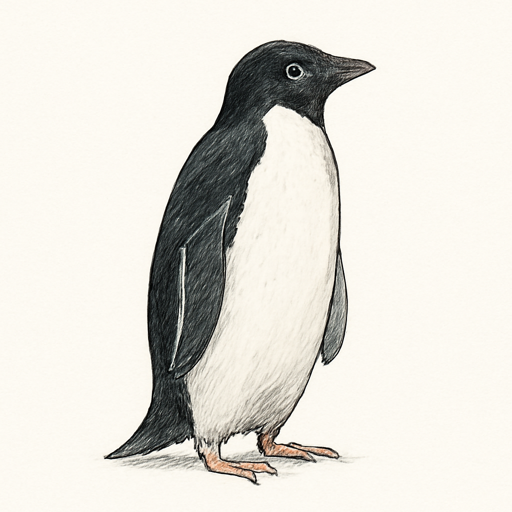 Illustrazione di Adelie Penguin