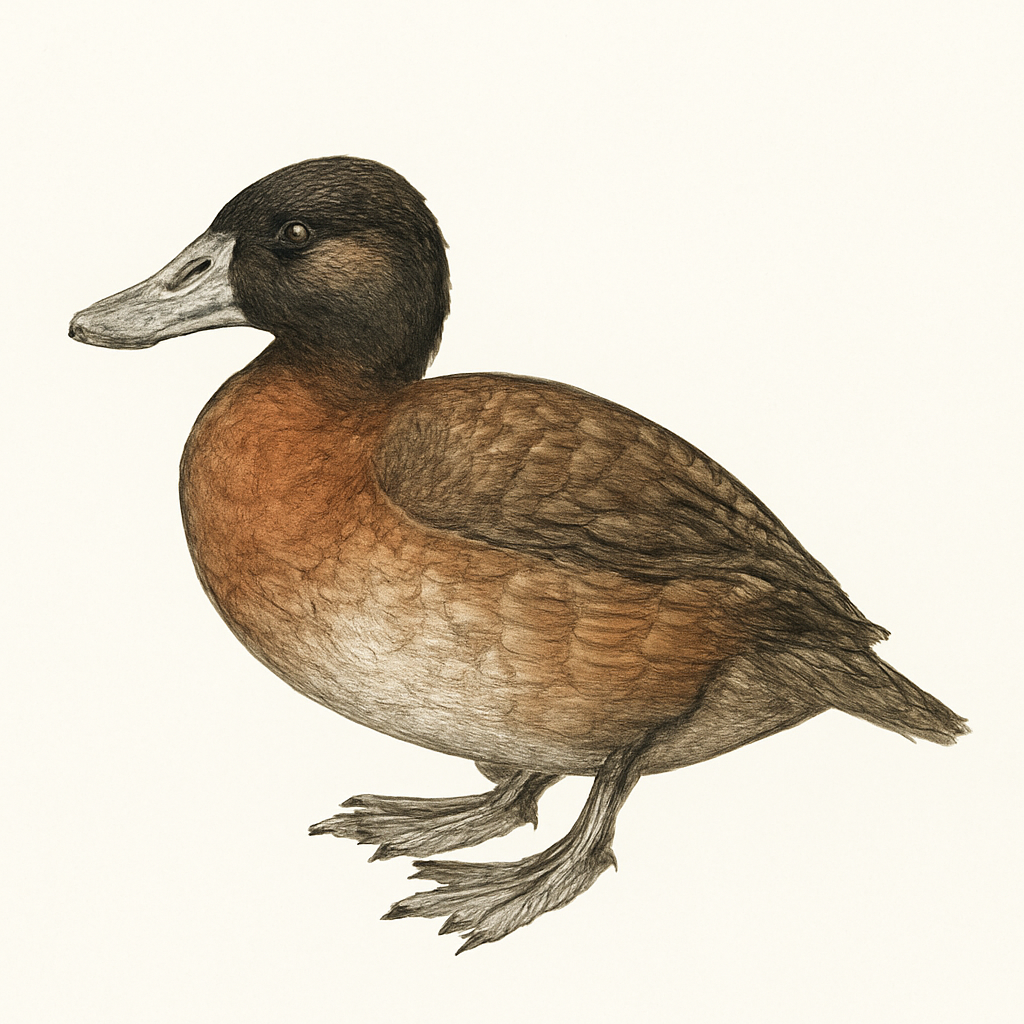 Illustration von Afrikaruderente
