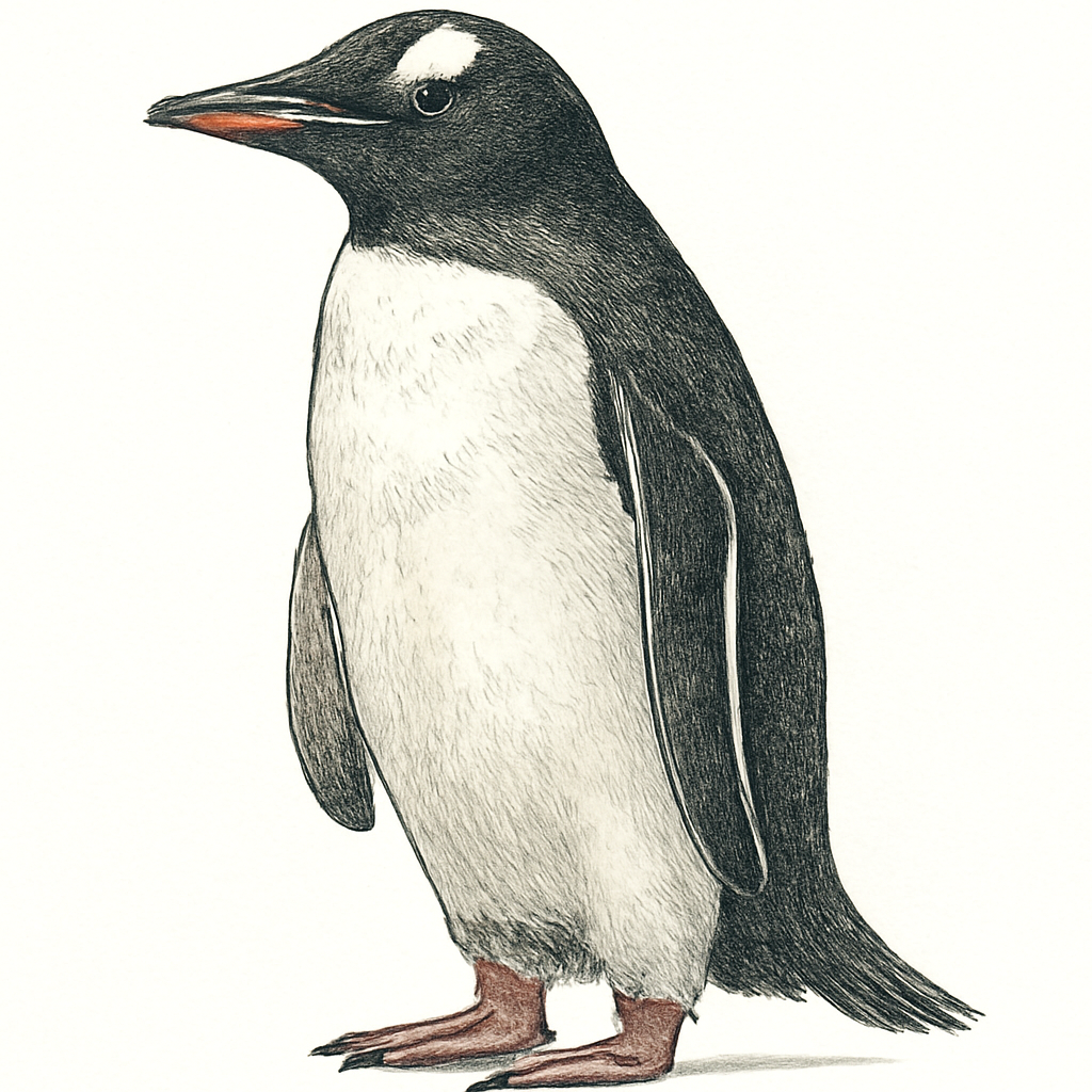 Illustration von Eselspinguin