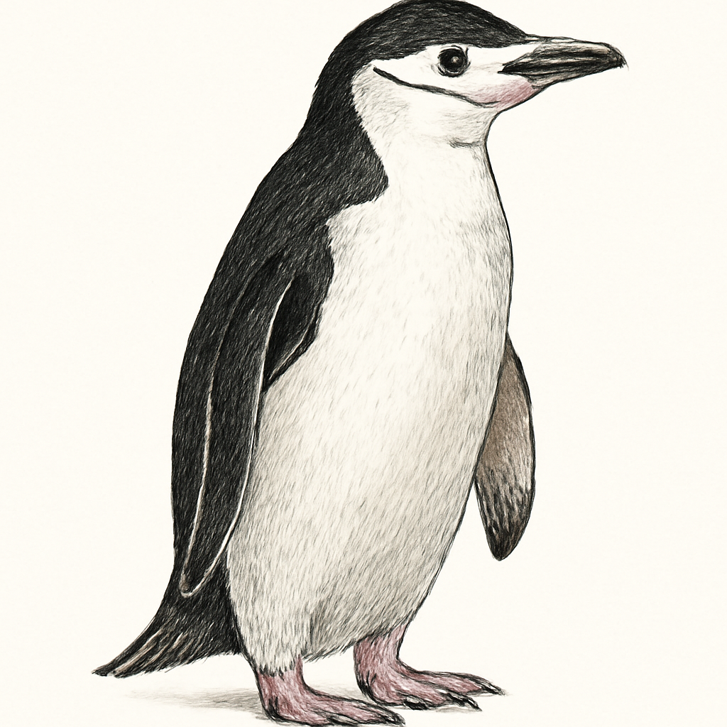 Chinstrap Penguin illustration
