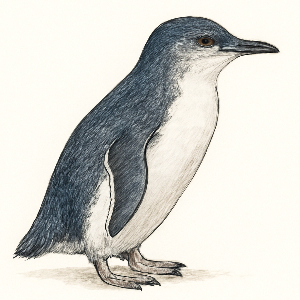 Ilustração de little penguin