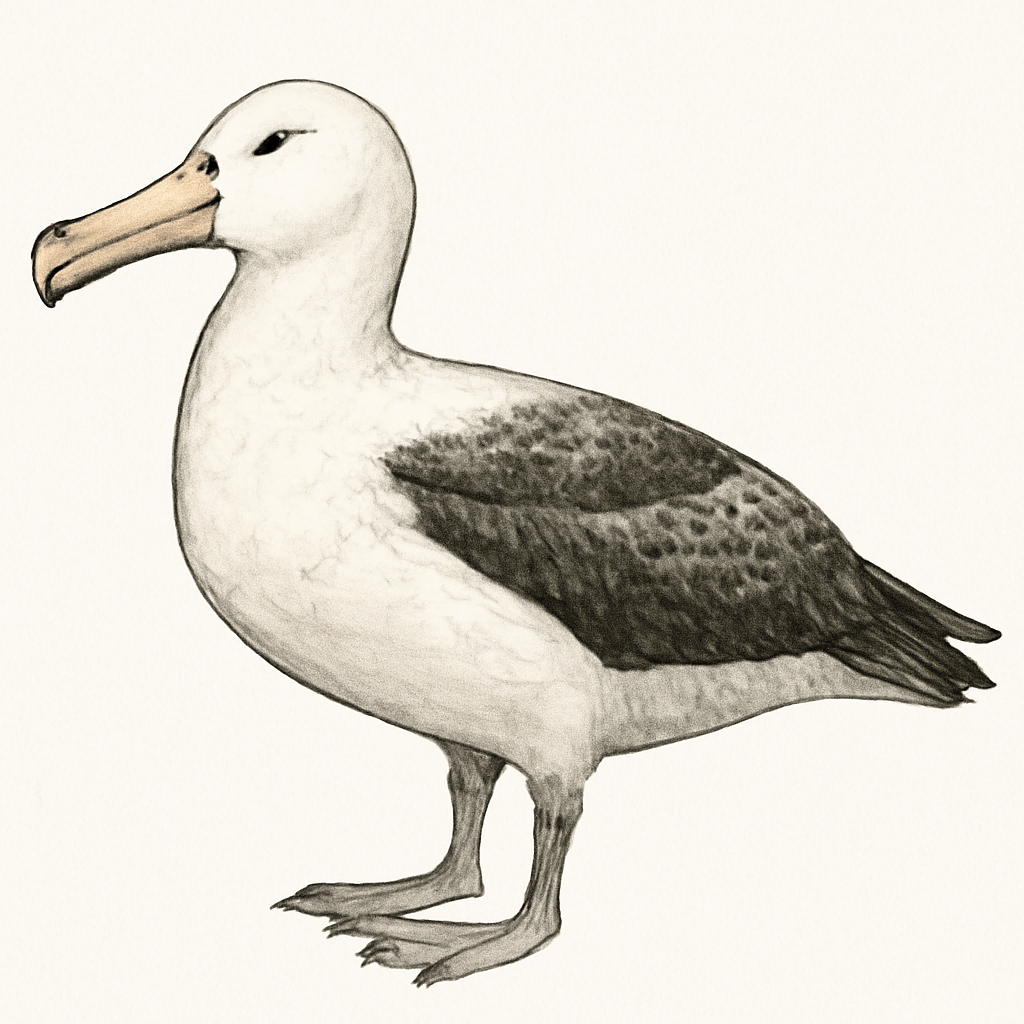 Illustration von Königsalbatros