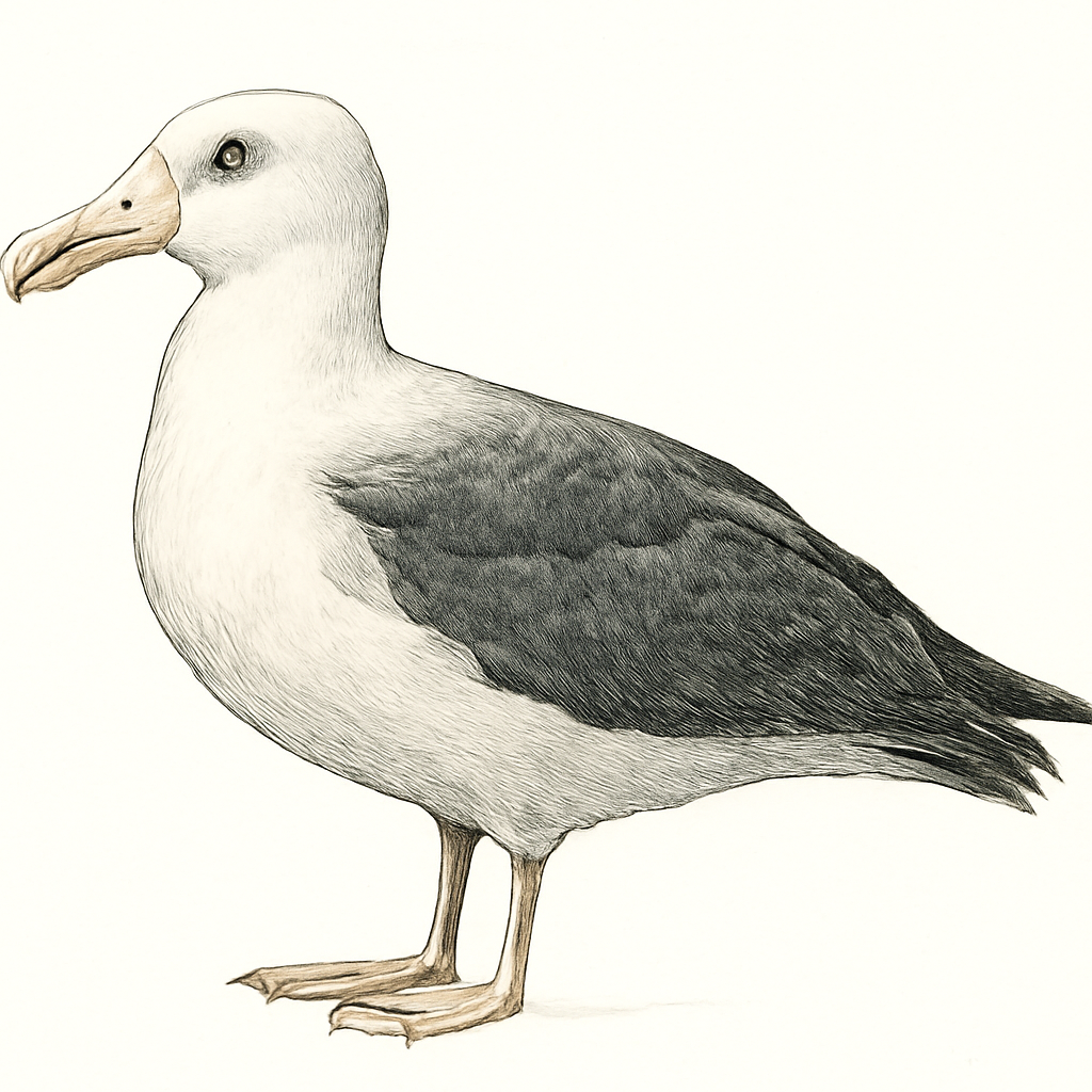 Illustratie van Grote albatros
