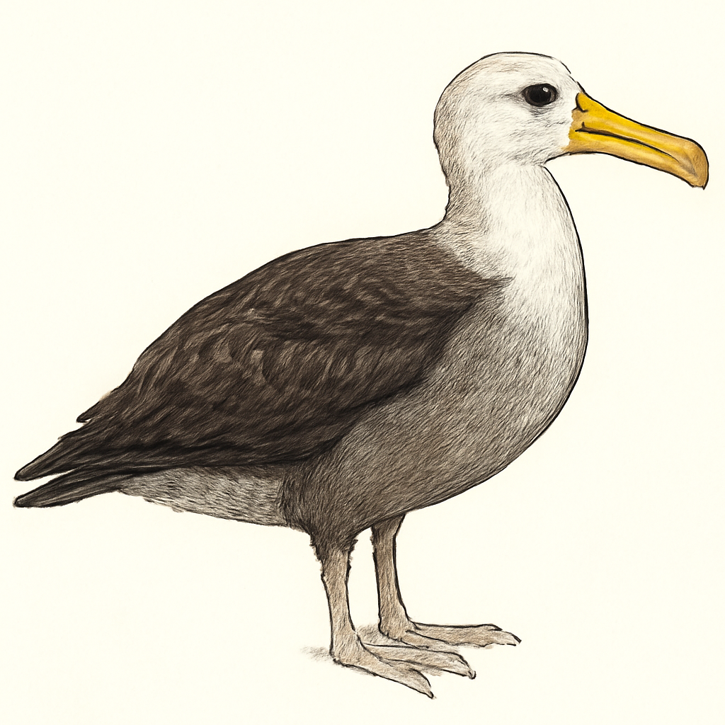 Illustratie van Galapagosalbatros