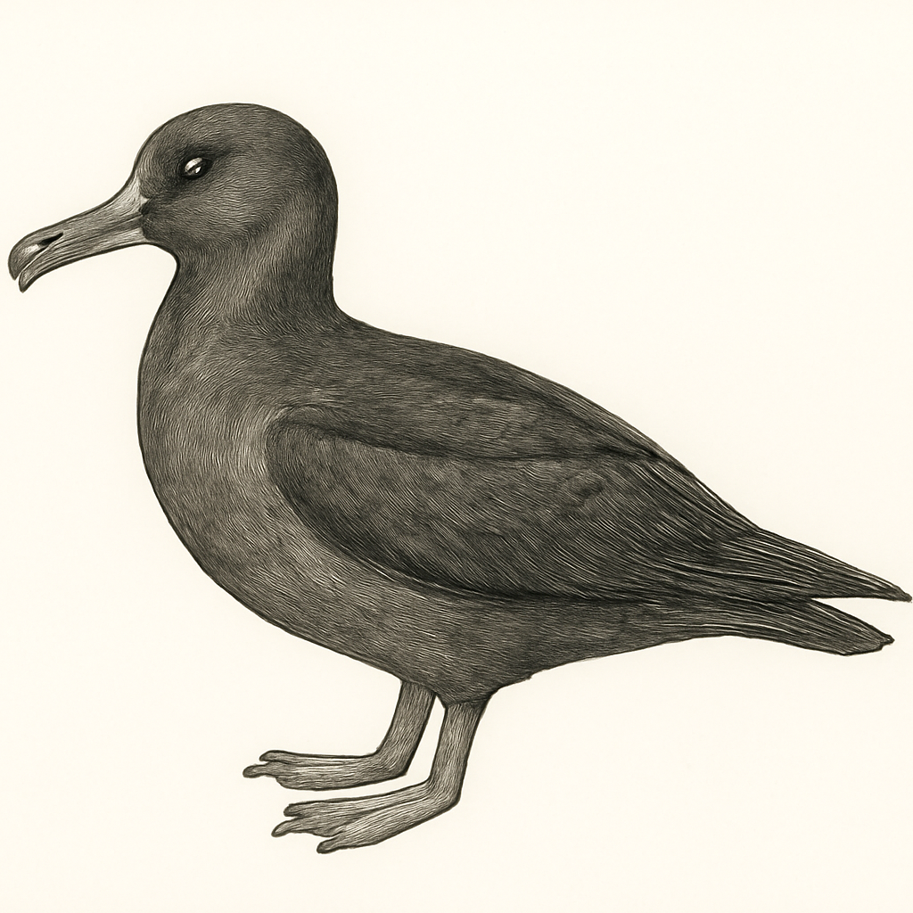 Sooty Albatross illustration