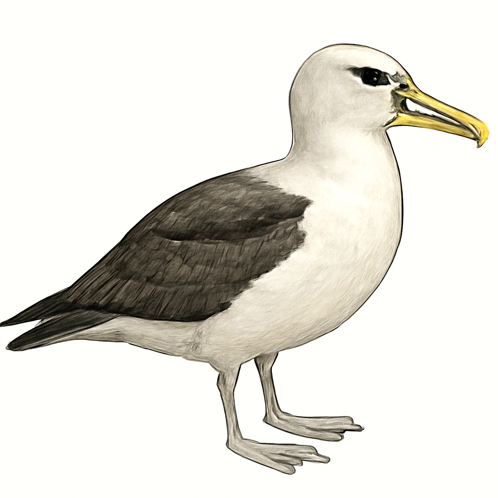 Ilustración de Albatros de Buller