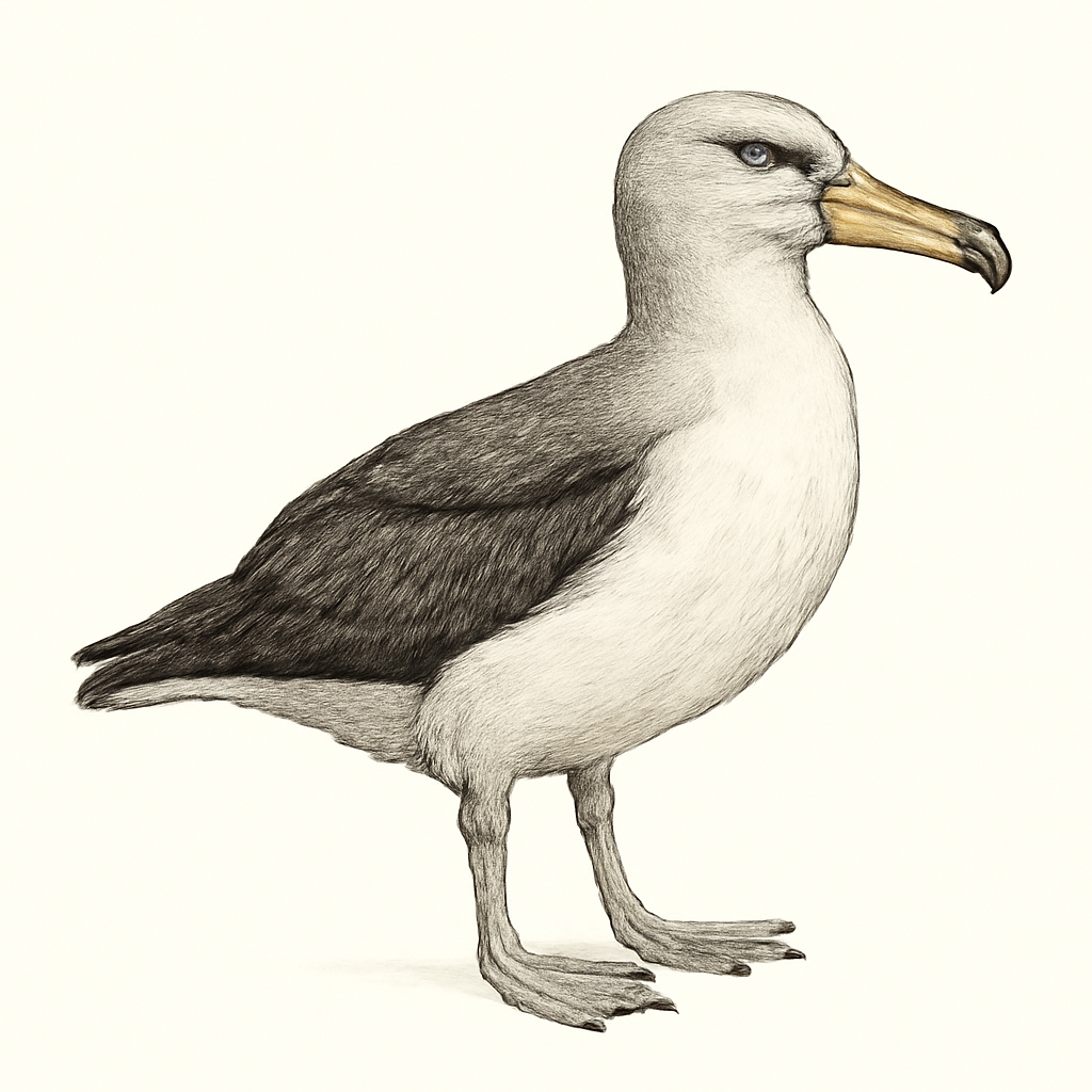 Ilustración de Albatros de Salvin