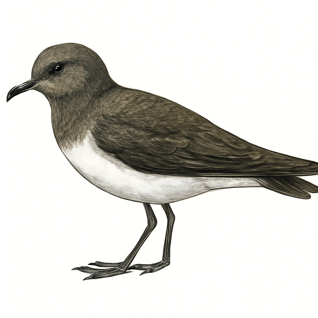 Wilson's Storm-Petrel illustration