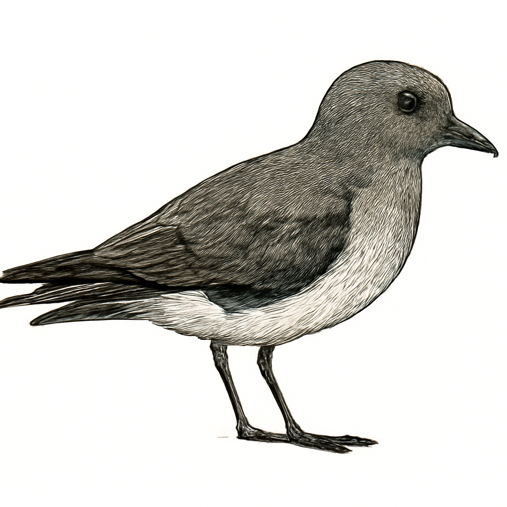 Ilustración de Paíño Ventrinegro