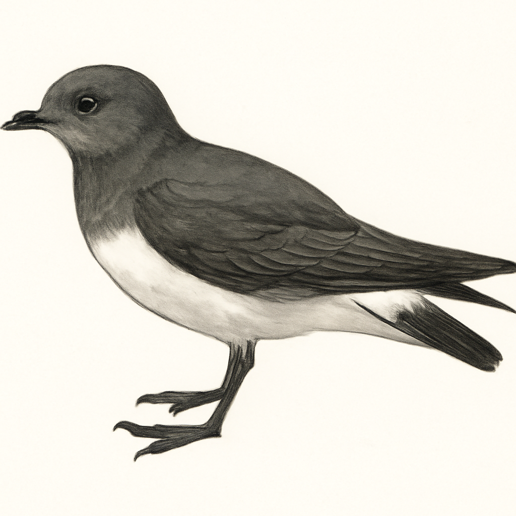 Illustratie van Chinees stormvogeltje
