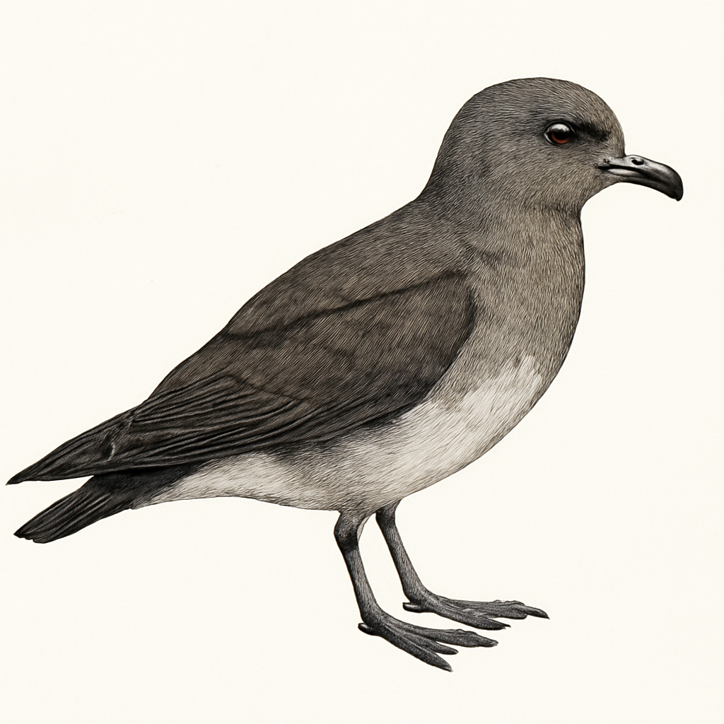 Wedge-rumped Storm-Petrel illustration