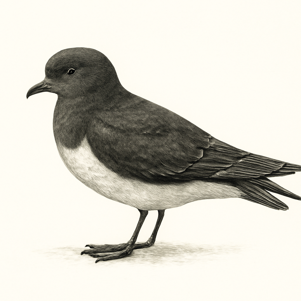 Black Storm-Petrel illustration