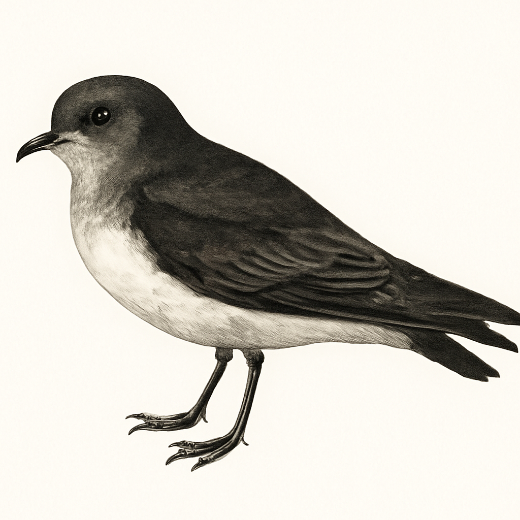 Markham's Storm-Petrel illustration