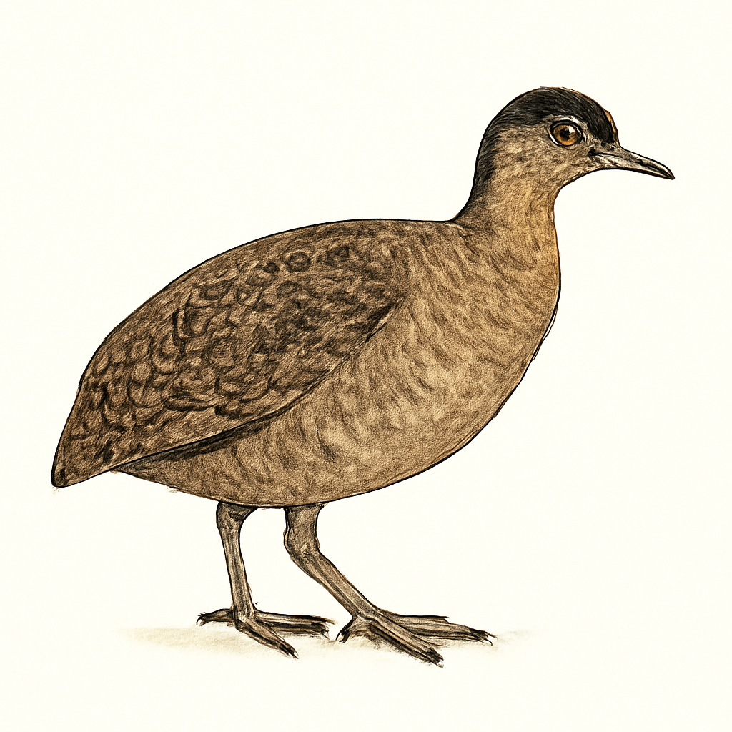 Illustration de Tinamou à calotte noire