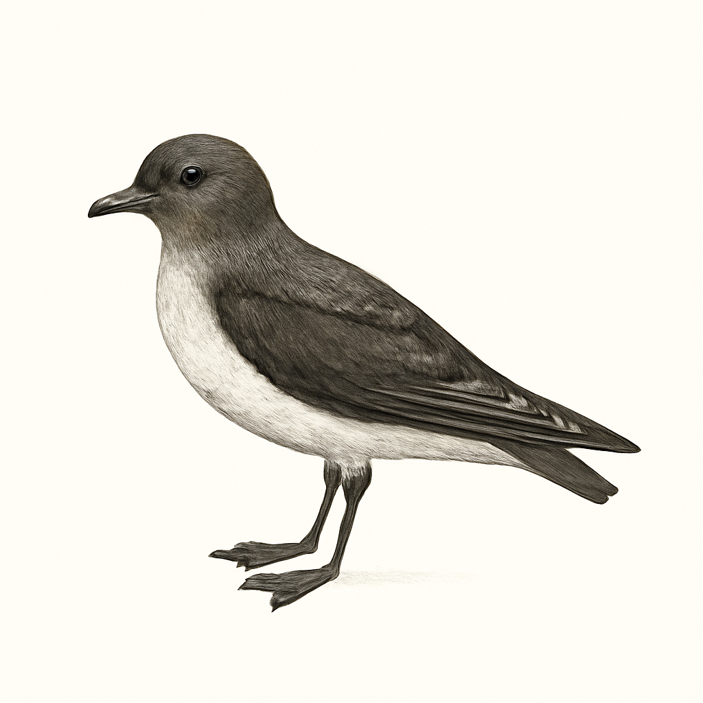Illustration de Océanite de Tristram