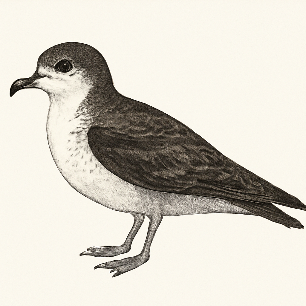 Illustratie van Salvinstormvogel
