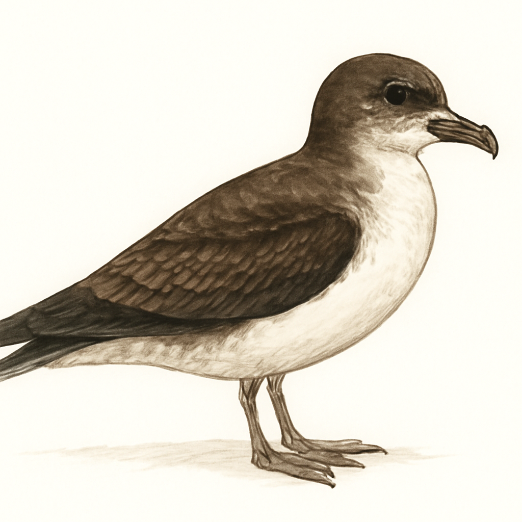 Galapagos Petrel illustration