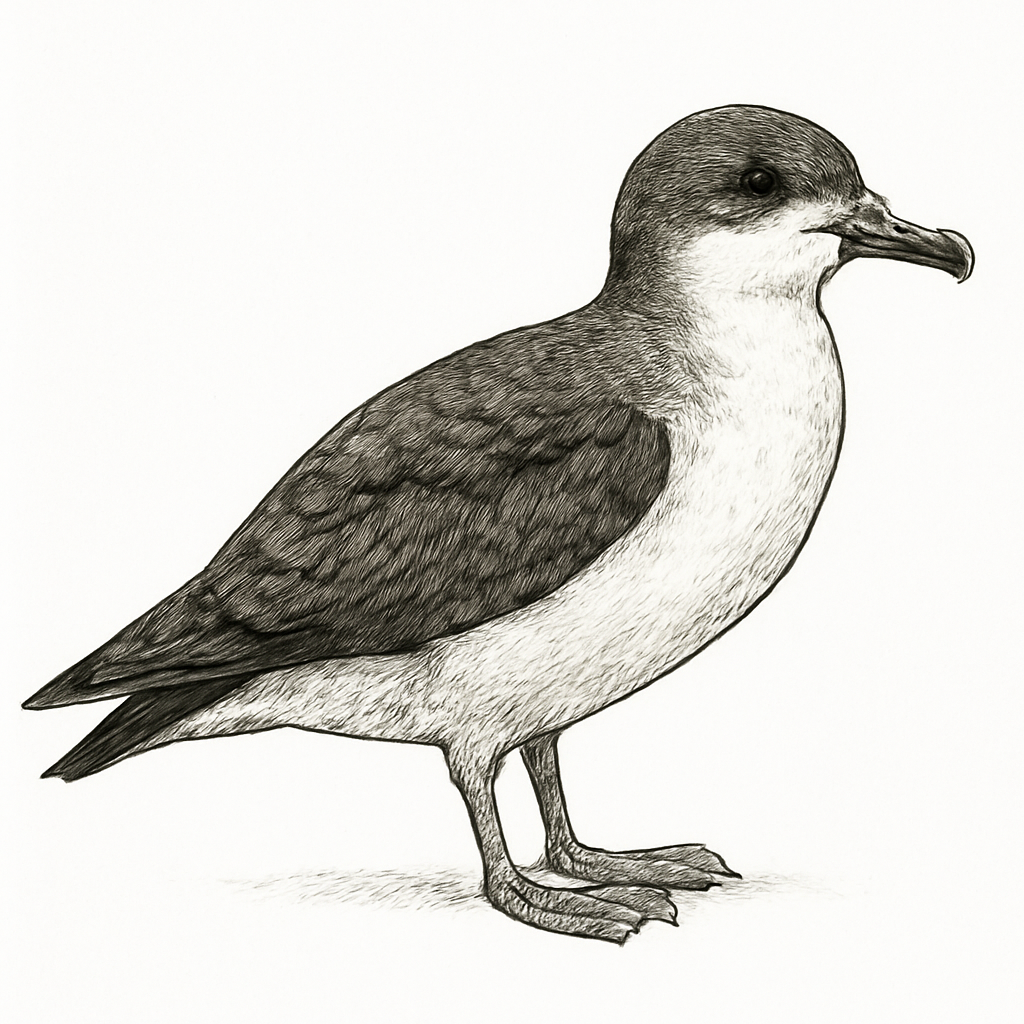 Illustration de Pétrel des Hawaï
