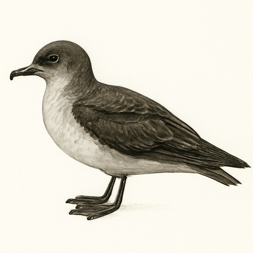 Illustrazione di Jouanin's Petrel