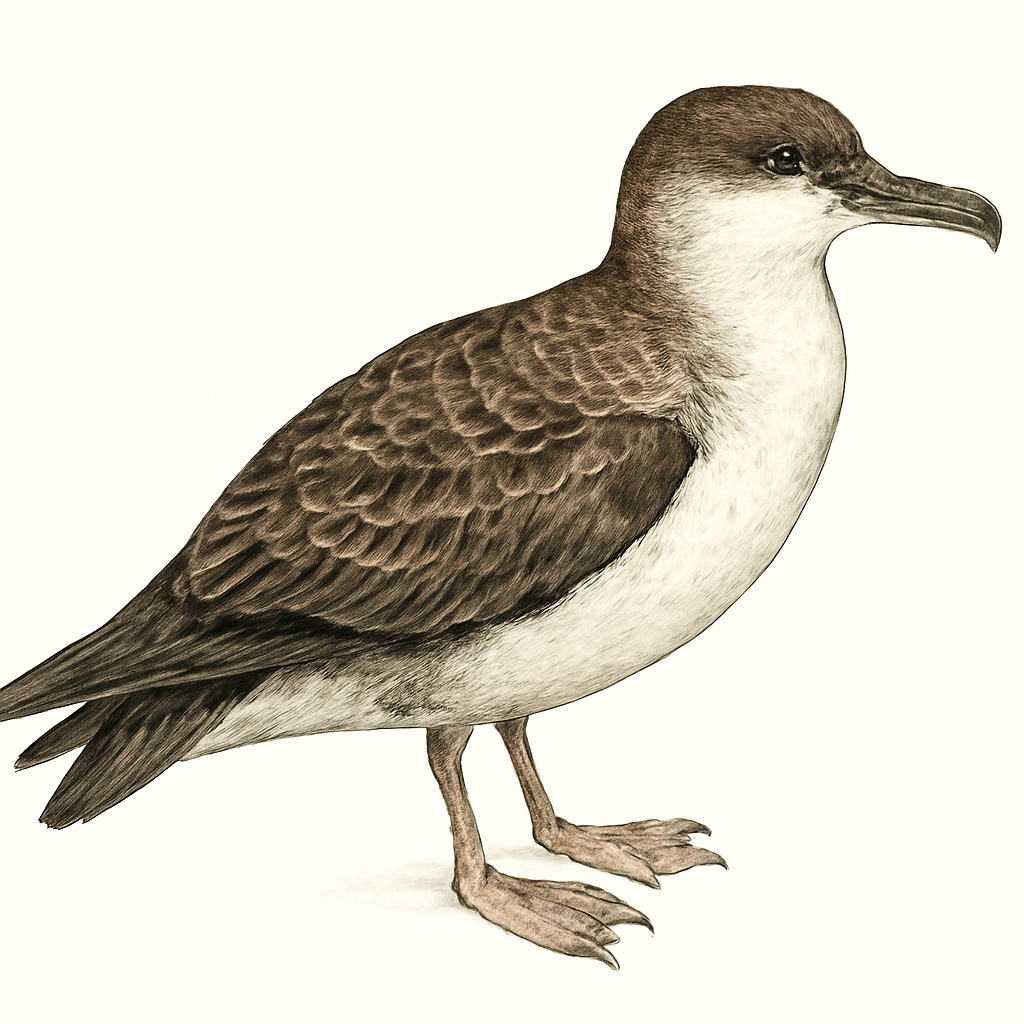 Great Shearwater illustration