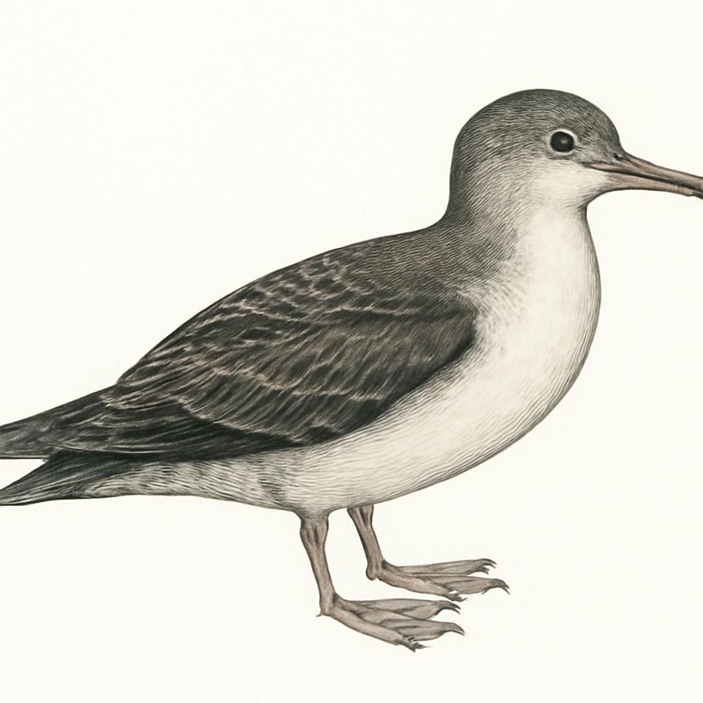 Illustratie van Bullerpijlstormvogel