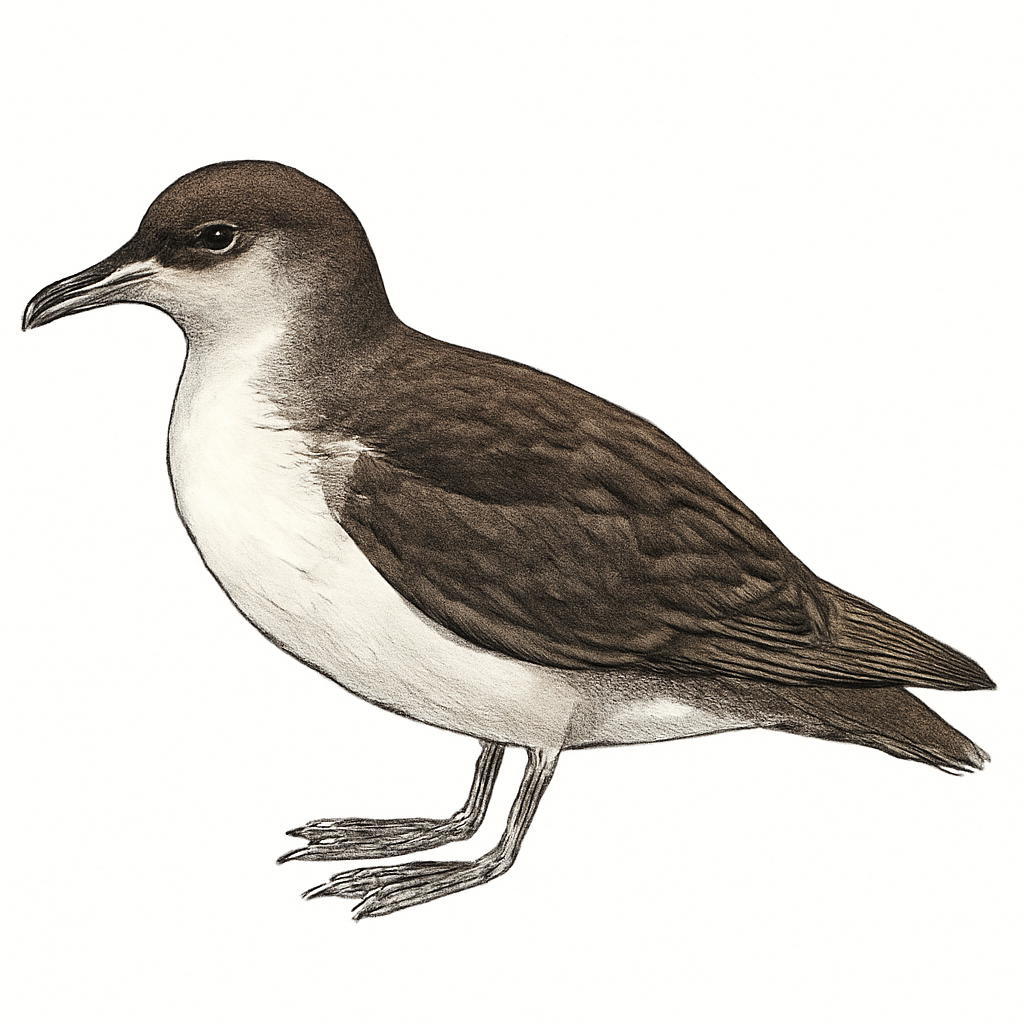 Yelkouan Shearwater illustration