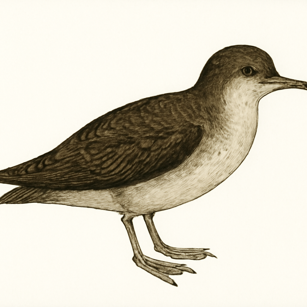 Ilustração de little shearwater