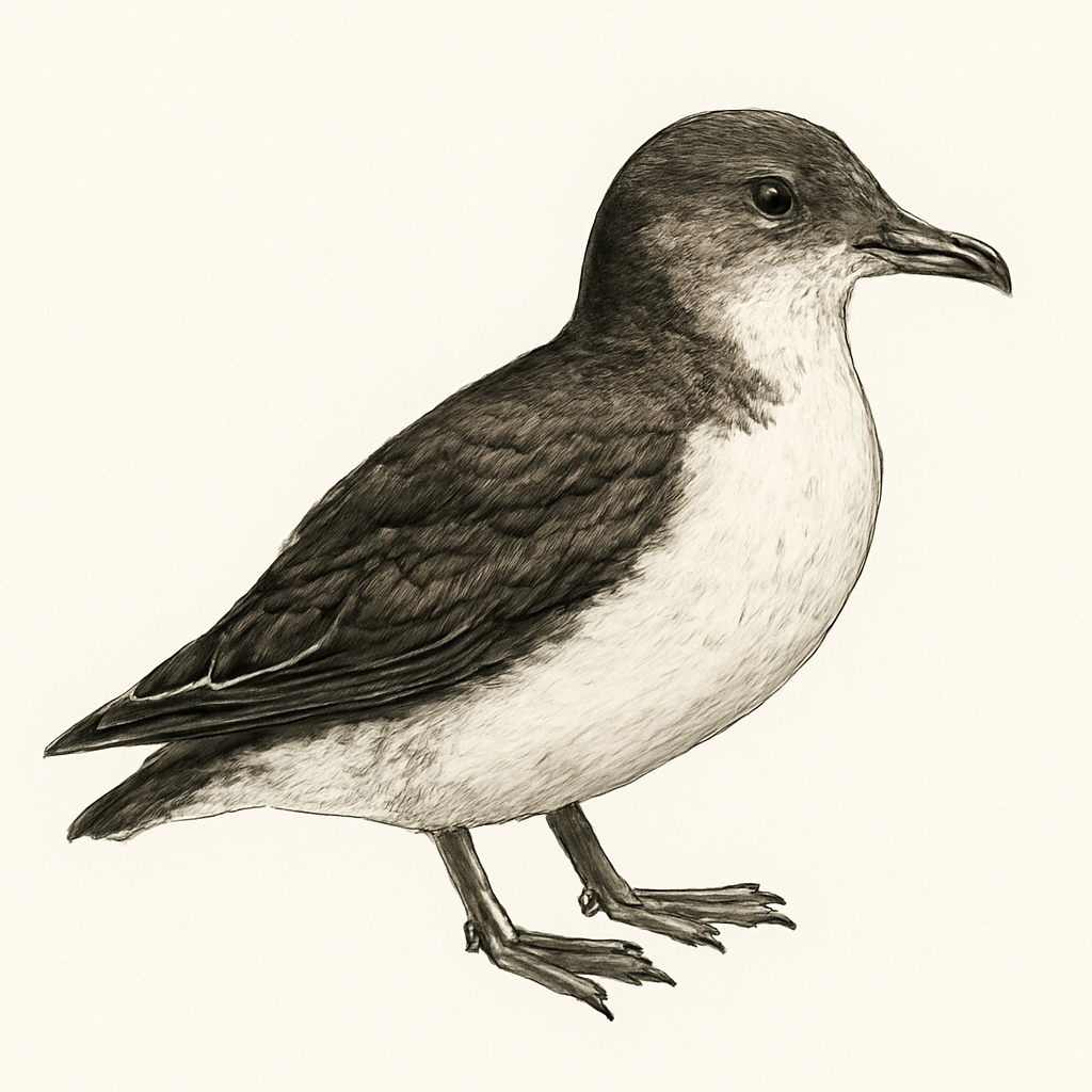Illustrazione di Magellanic Diving-Petrel