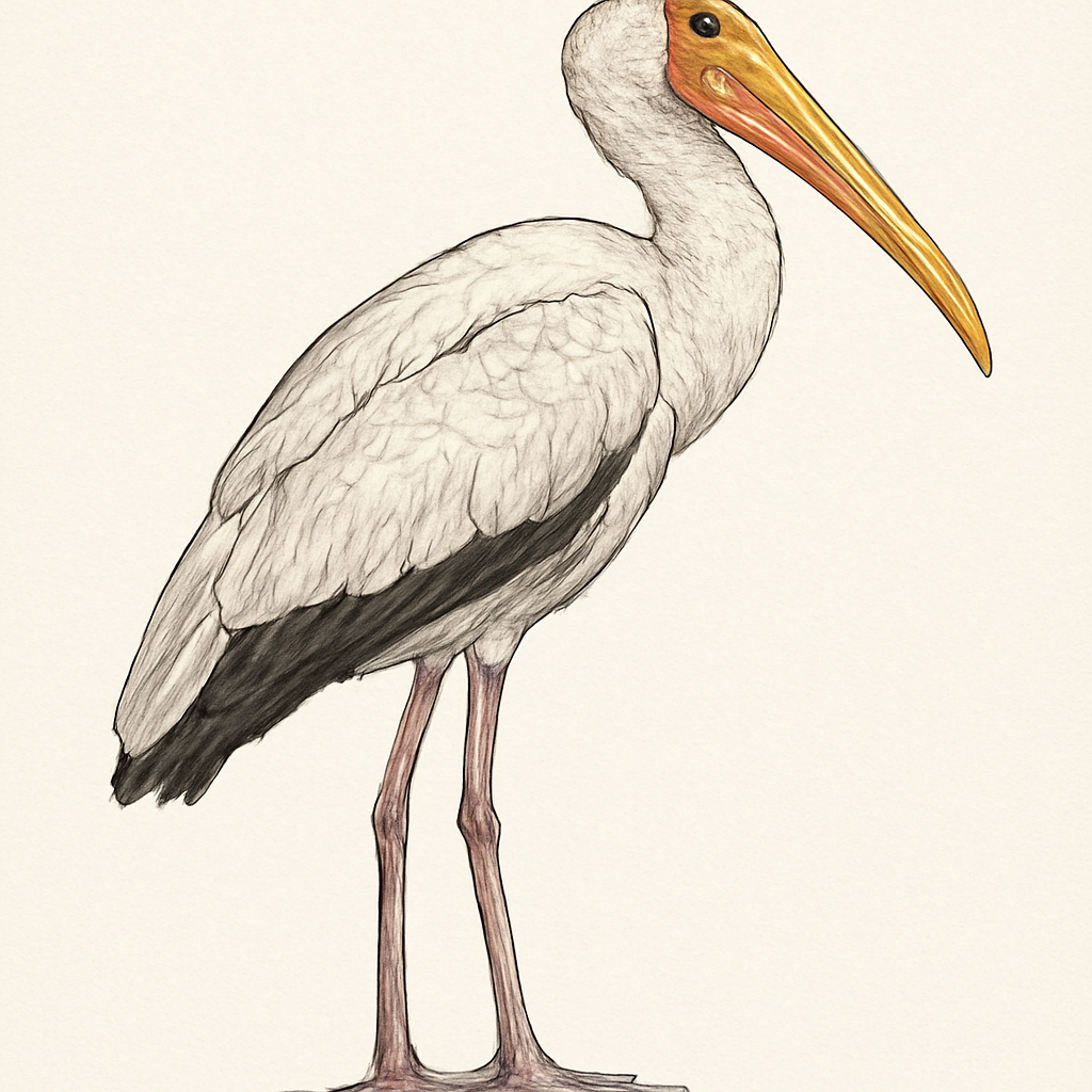 Illustration von Milchstorch