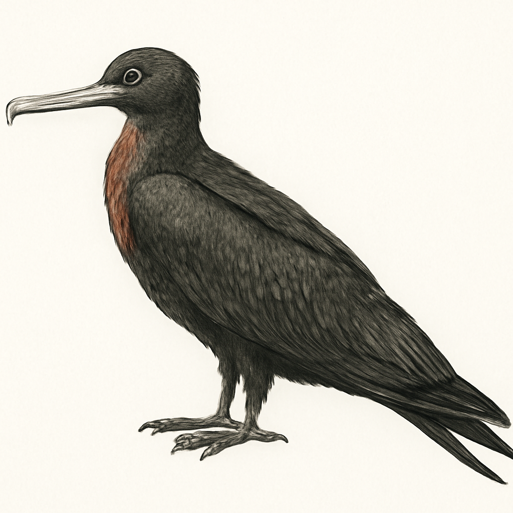Magnificent Frigatebird illustration