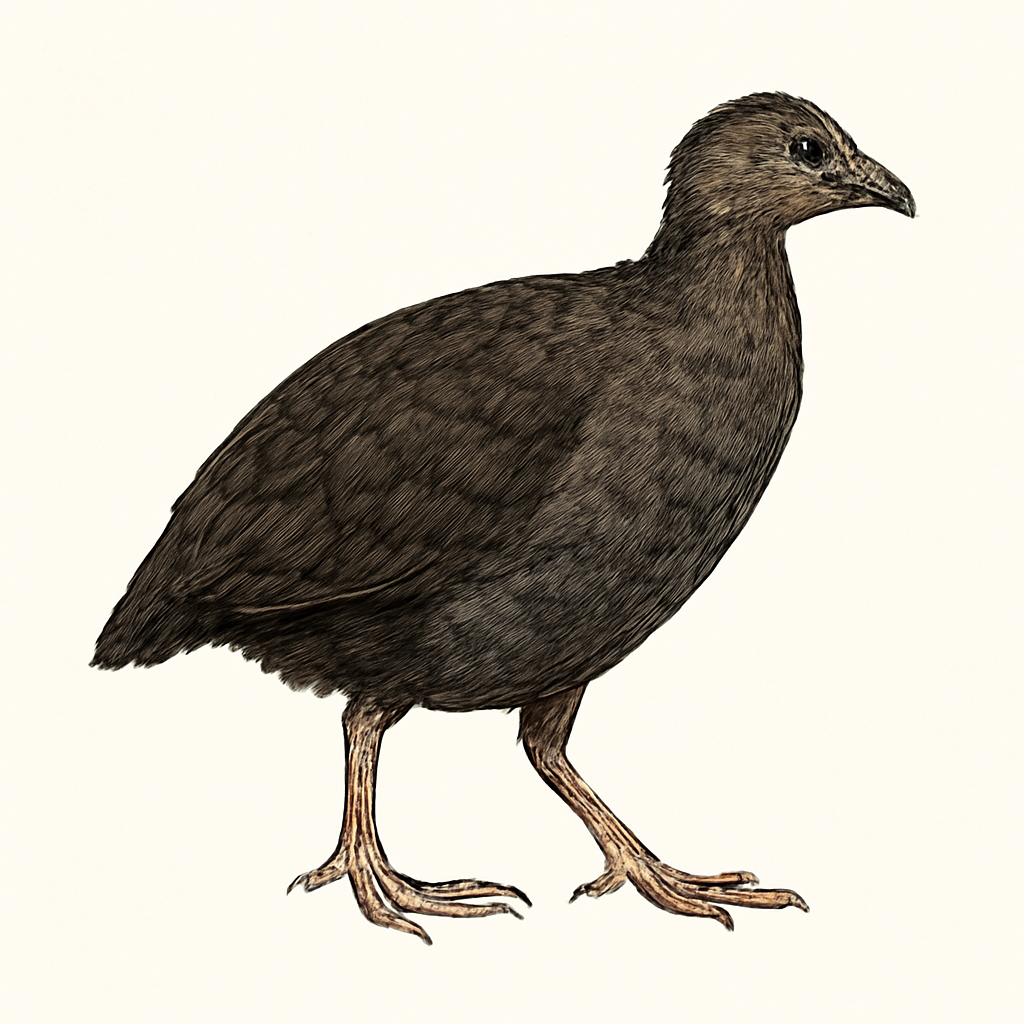 Dusky Megapode illustration