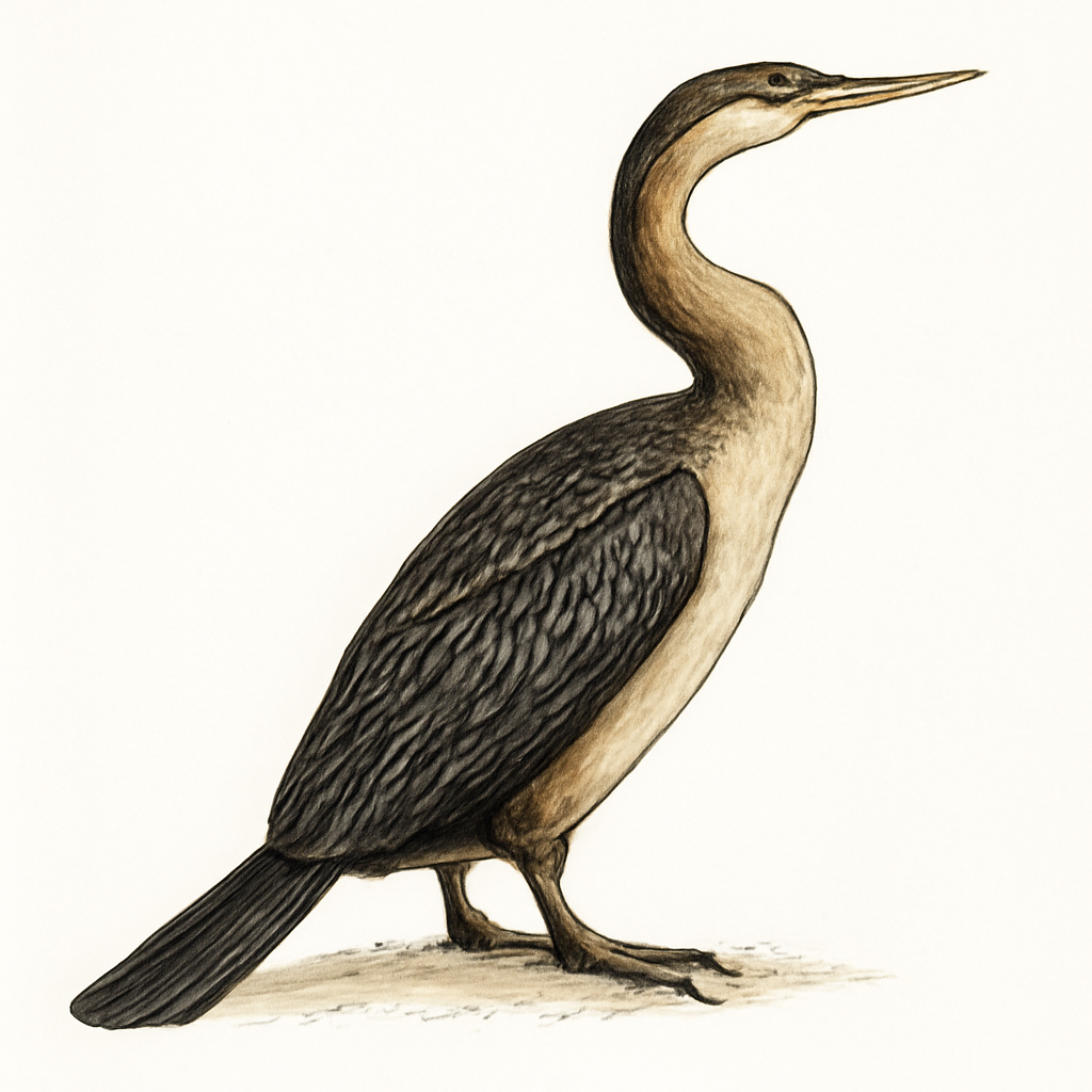 Illustrazione di Australasian Darter