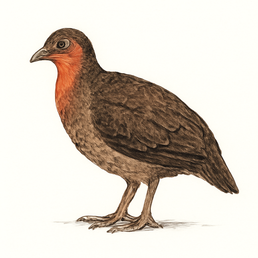 Biak Megapode illustration