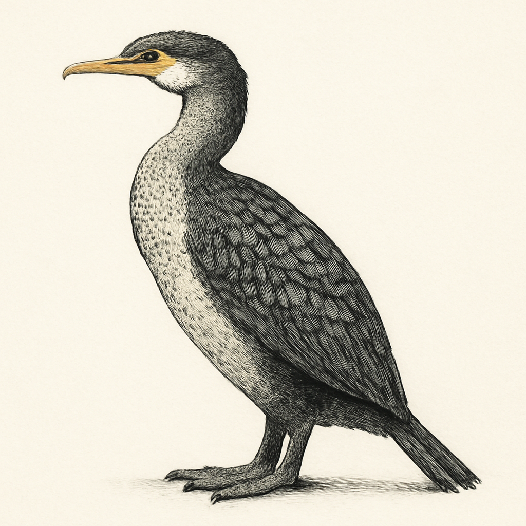 Illustrazione di Spotted Shag