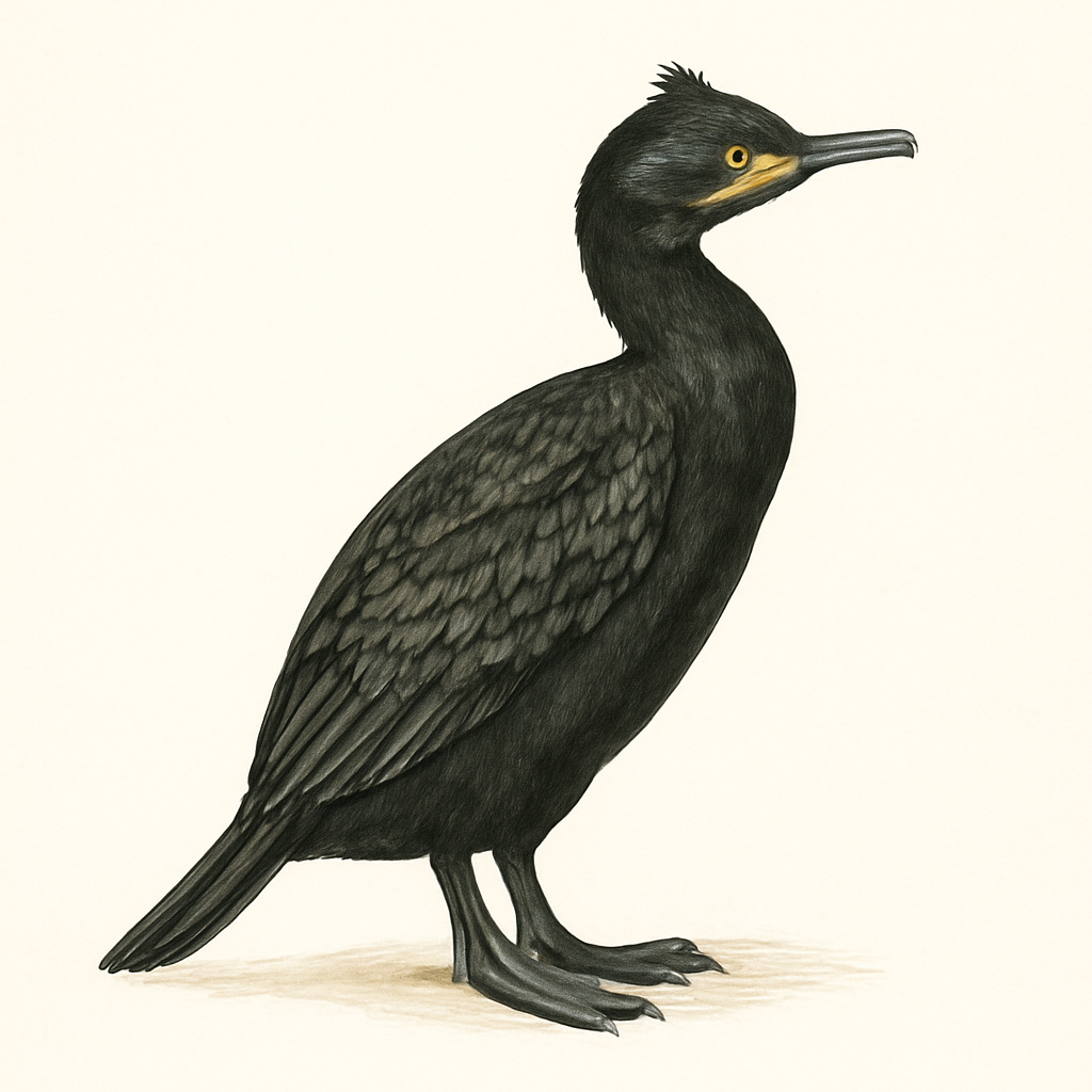 European Shag illustration