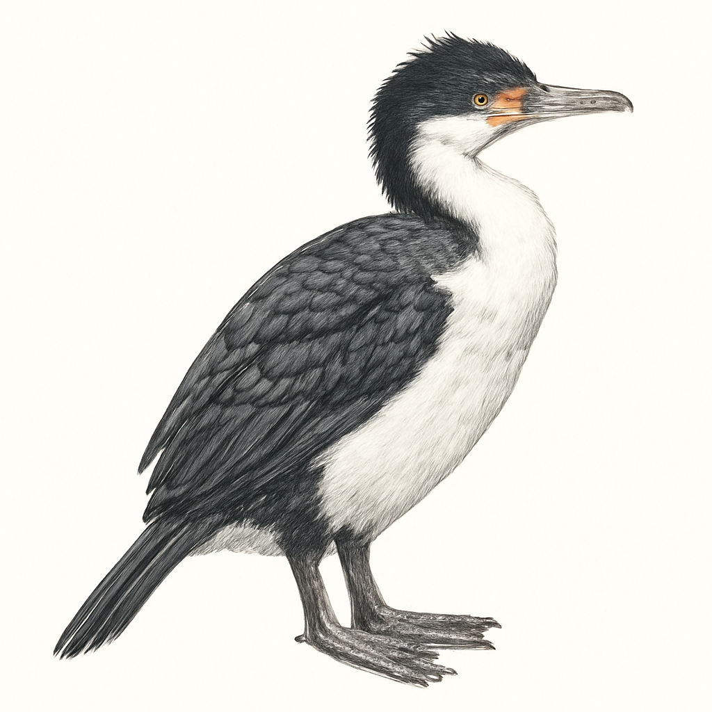 Illustrazione di New Zealand King Shag