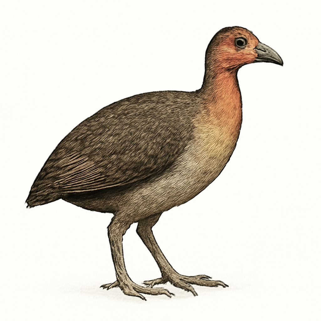 New Guinea Megapode illustration