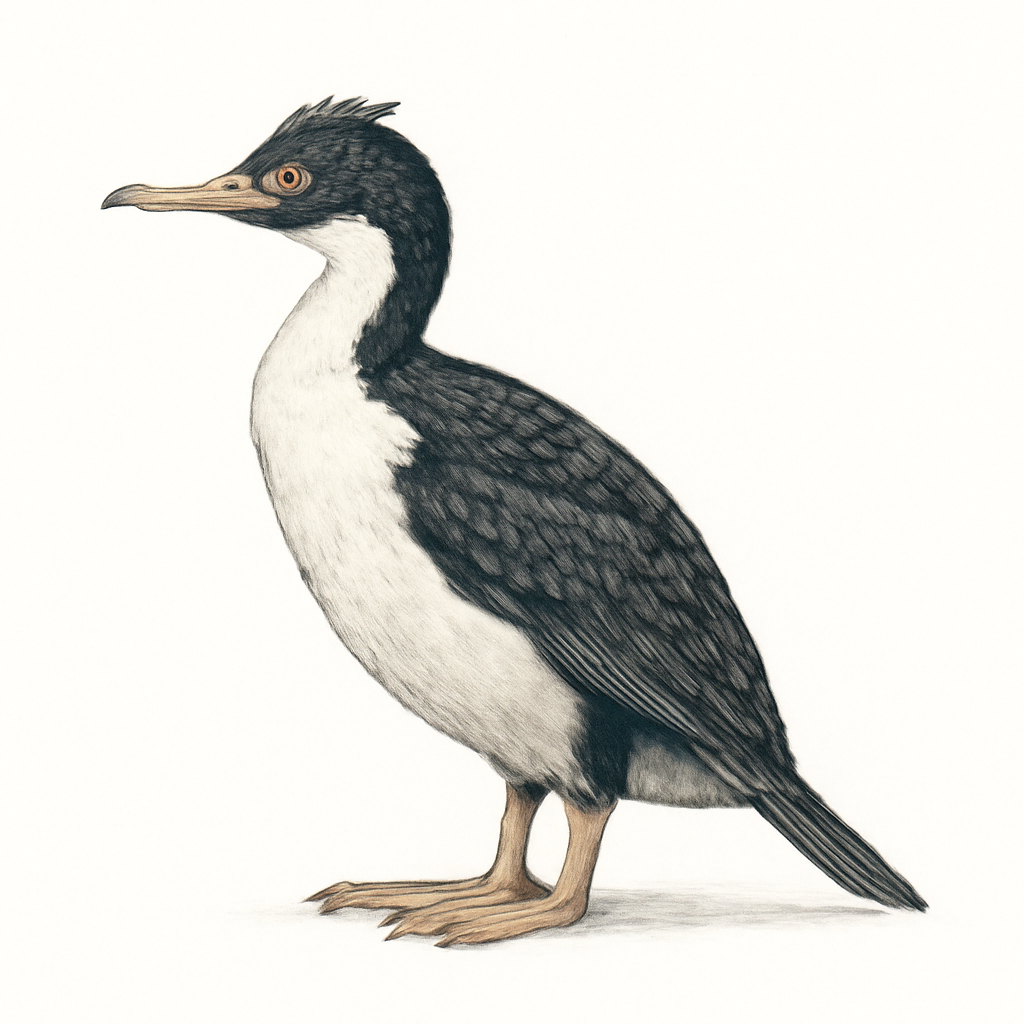 Illustration de Cormoran des Chatham
