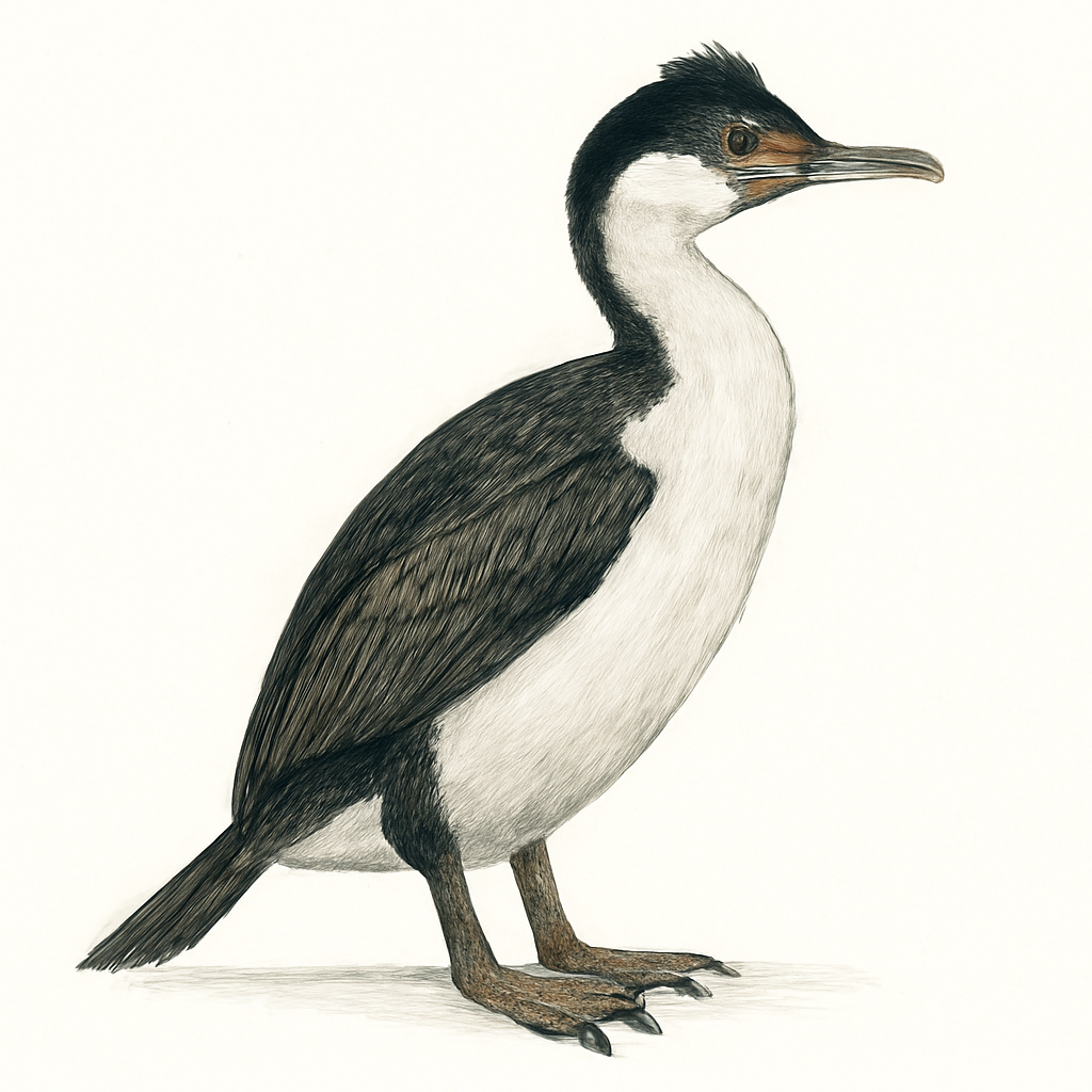 Ilustração de south georgia shag