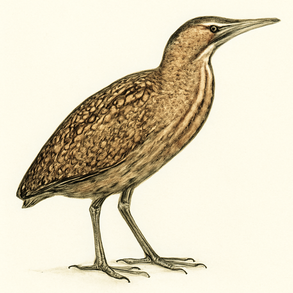 Eurasian Bittern illustration