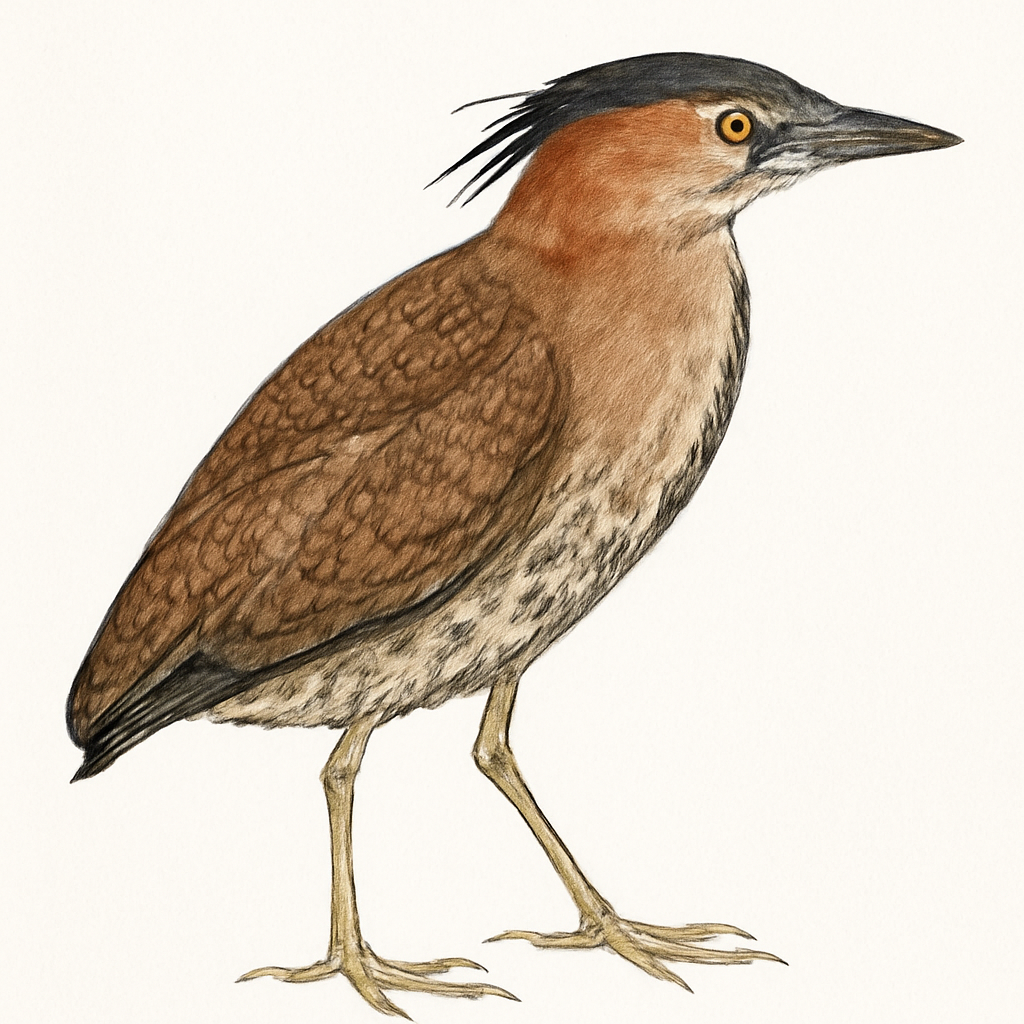 Illustrazione di Japanese Night Heron