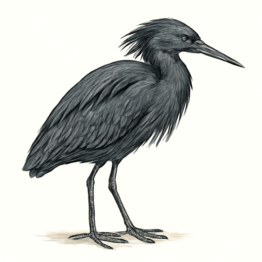 Illustration von Glockenreiher