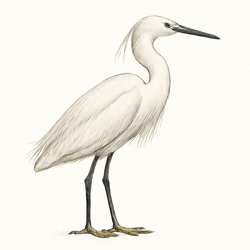 Little Egret illustration