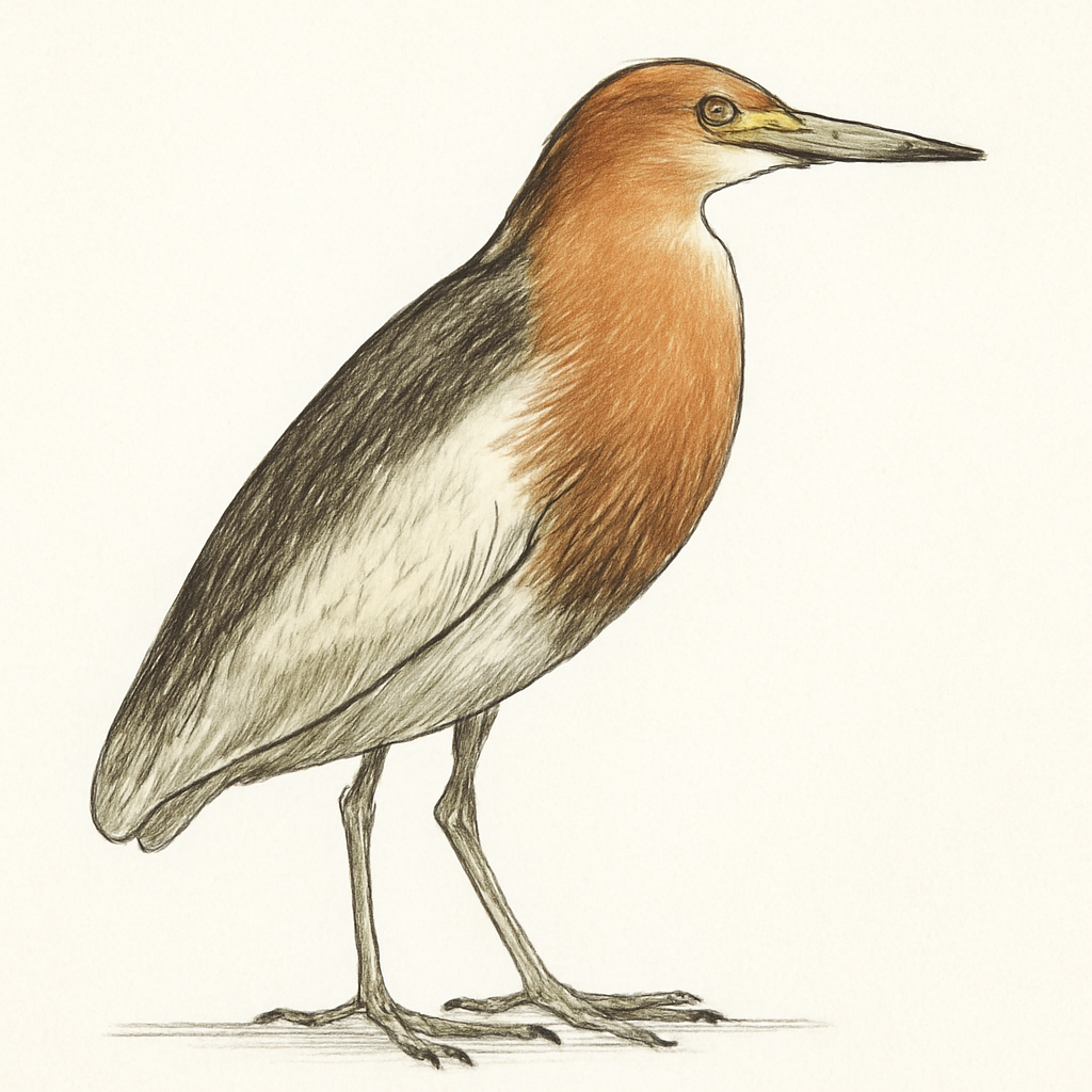 Illustration von Prachtreiher