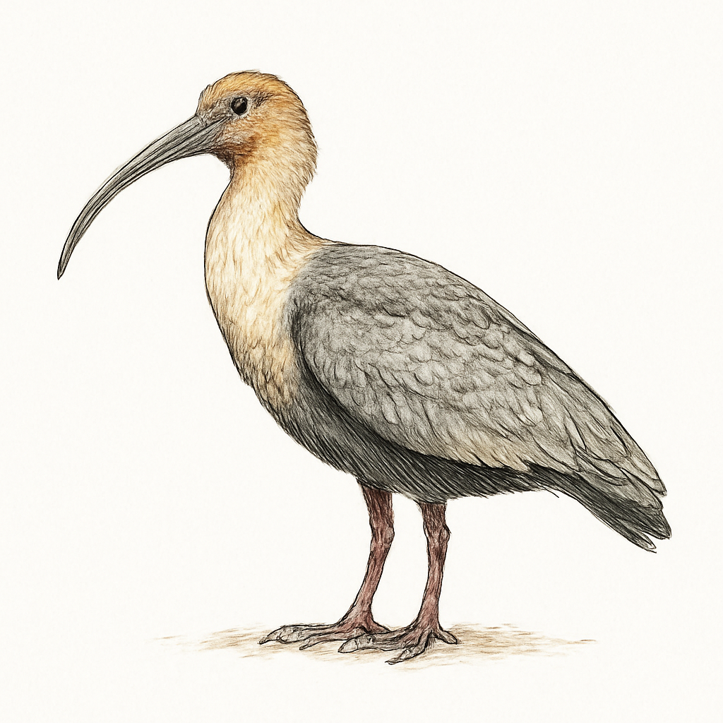 Ilustração de andean ibis