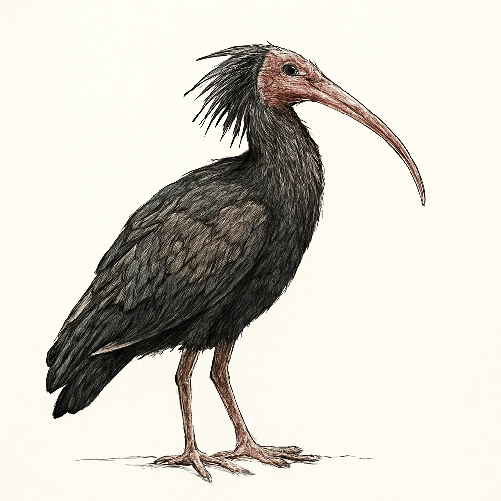Illustratie van Kalkoenibis