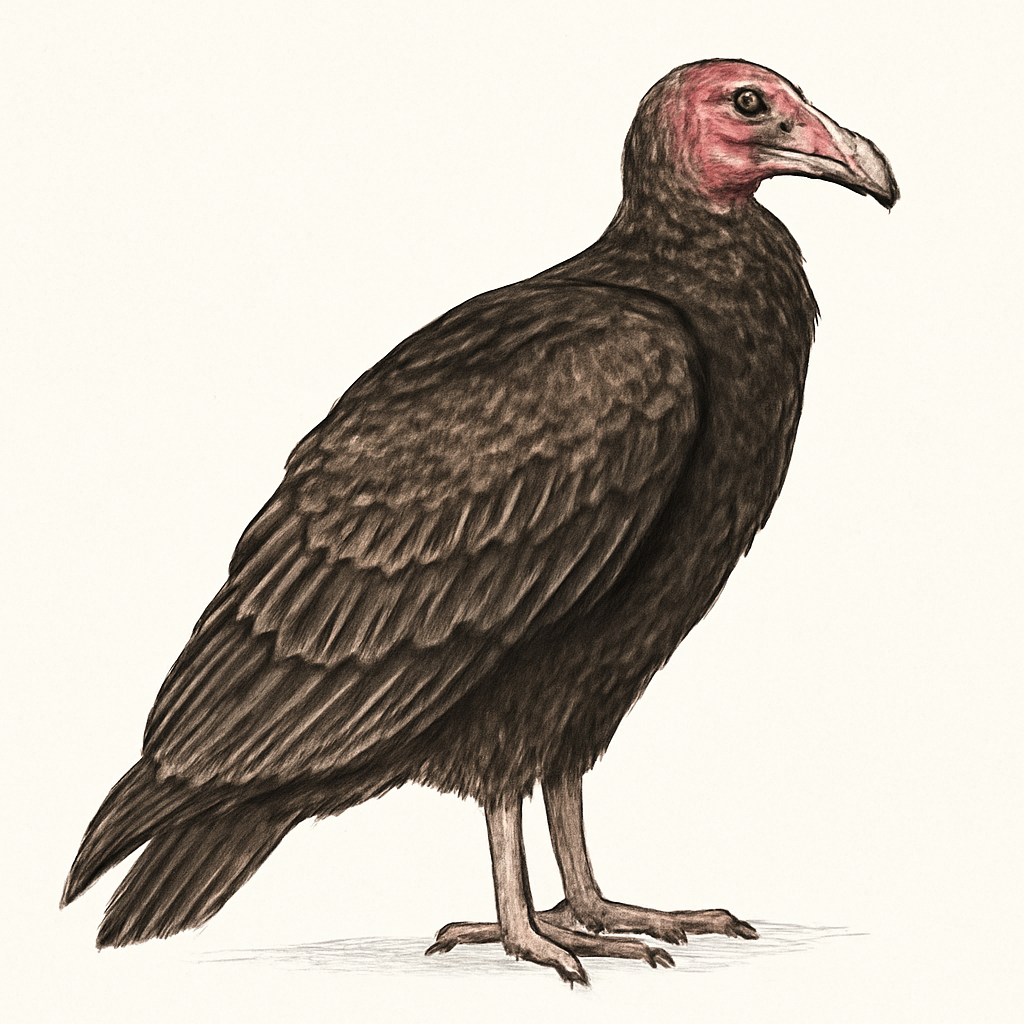 Illustratie van Roodkopgier