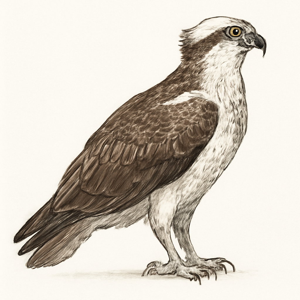 Illustration de Balbuzard pêcheur